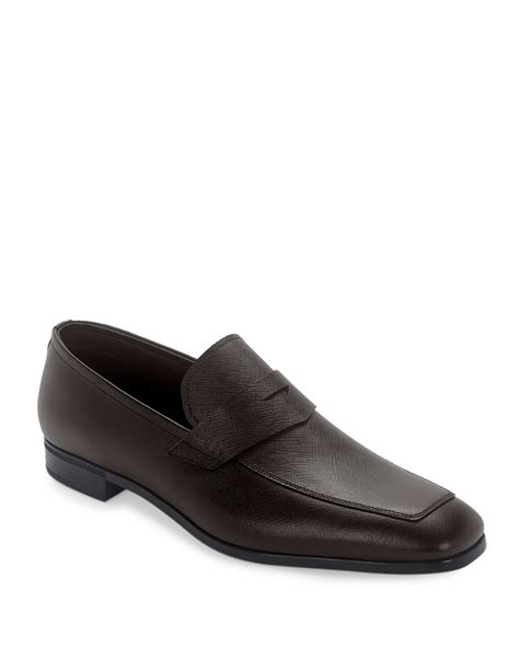 prada saffiano leather loafer|saffiano leather loafers on sale.